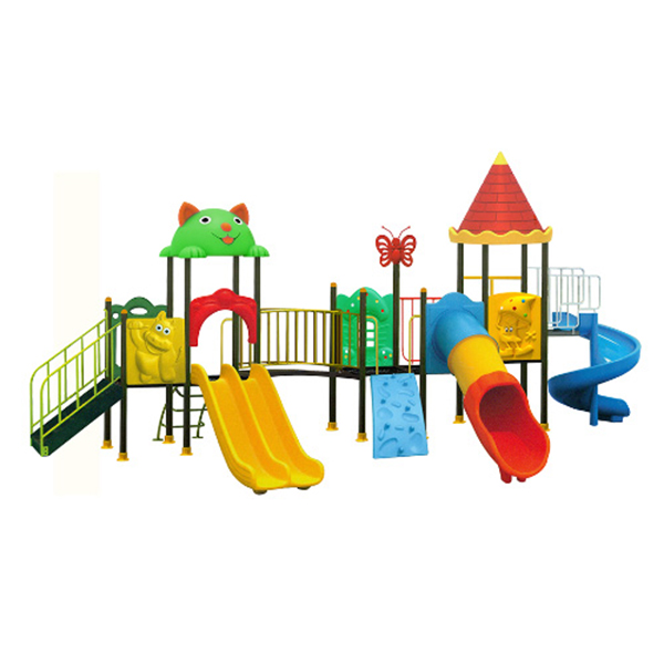 Nhà chơi cầu trượt liên hoàn 5 khối