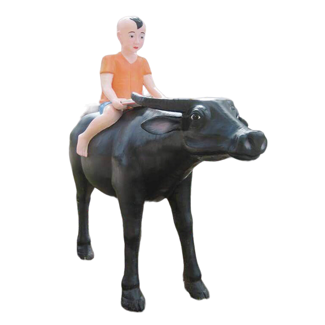 Tượng chú cuội cưỡi trâu